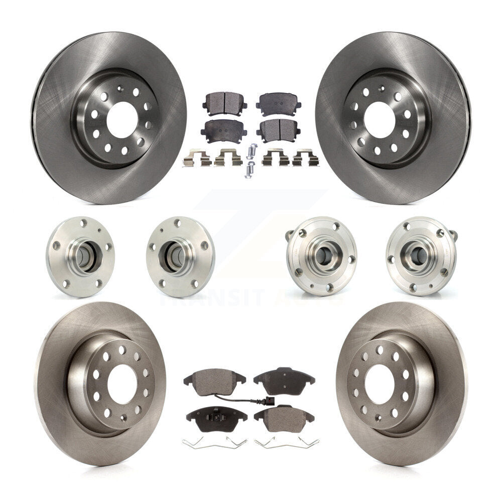 [Avant + Arrière] Kit d'ensemble roulement de roue et moyeu pour Volkswagen CC Passat KBB-108845