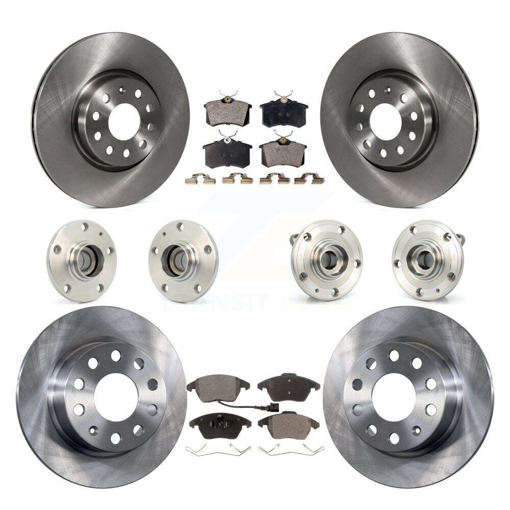 [Avant + Arrière] Kit d'ensemble roulement de roue et moyeu pour Volkswagen Jetta Beetle KBB-108848