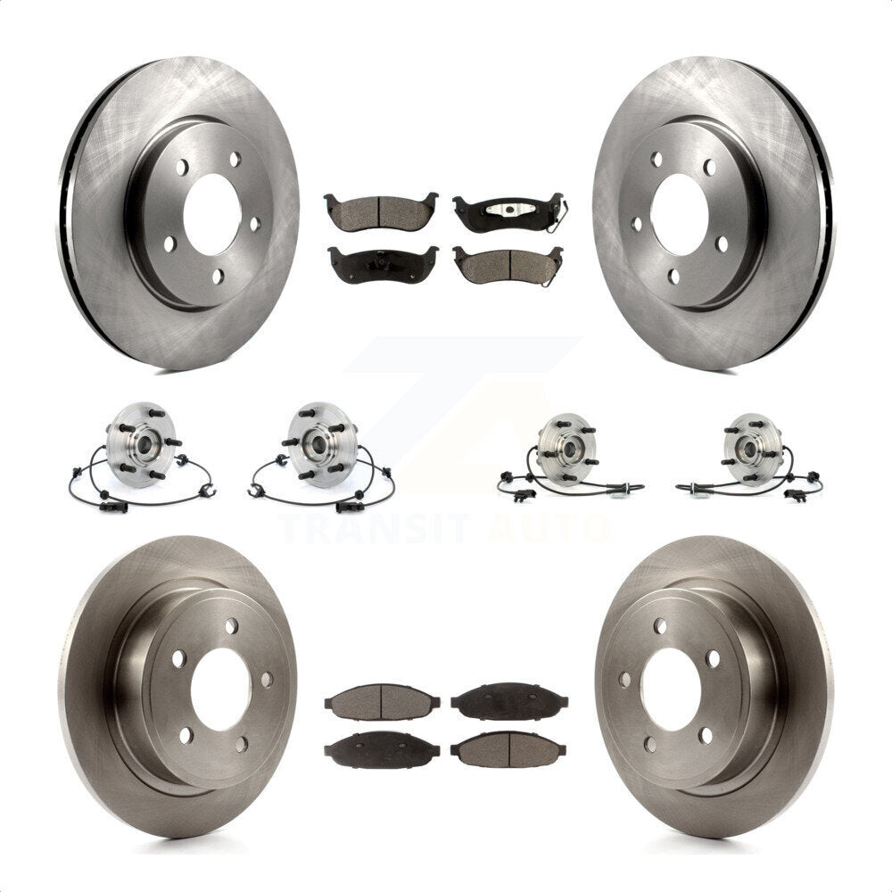 [Avant + Arrière] Kit d'ensemble roulement de roue et moyeu pour 2007-2008 Chrysler Pacifica FWD KBB-108865 par Transit Auto