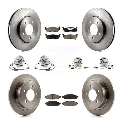 [Avant + Arrière] Kit d'ensemble roulement de roue et moyeu pour 2007-2008 Chrysler Pacifica FWD KBB-108865 par Transit Auto