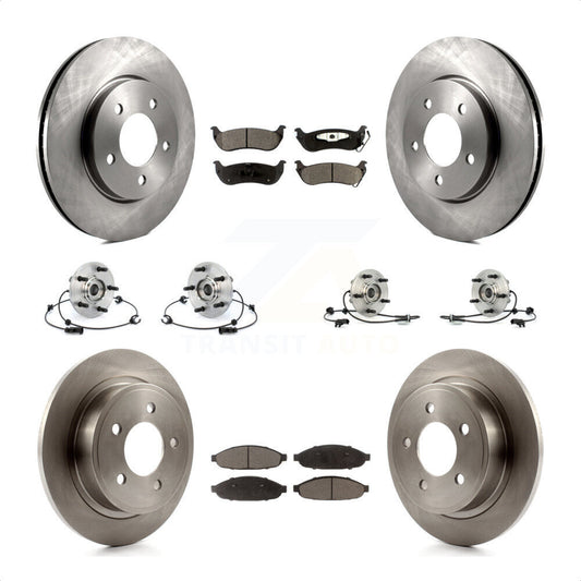 [Avant + Arrière] Kit d'ensemble roulement de roue et moyeu pour 2007-2008 Chrysler Pacifica FWD KBB-108865 par Transit Auto