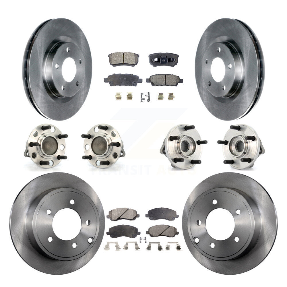 [Avant + Arrière] Kit d'ensemble roulement de roue et moyeu pour Dodge Chrysler Avenger Sebring 200 Caliber KBB-108870