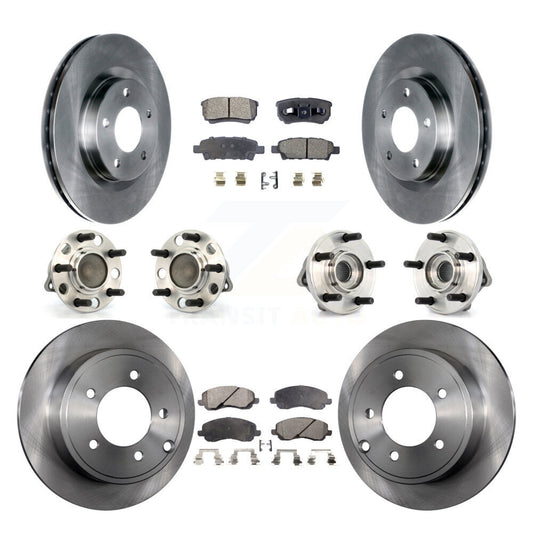 [Avant + Arrière] Kit d'ensemble roulement de roue et moyeu pour Dodge Chrysler Avenger Sebring 200 Caliber KBB-108870