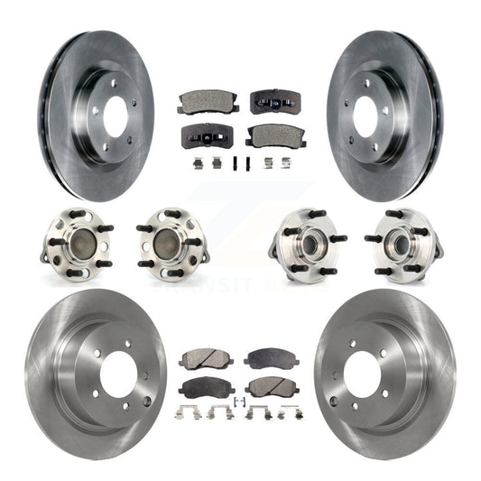 [Avant + Arrière] Kit d'ensemble roulement de roue et moyeu pour Chrysler Dodge Avenger Sebring 200 avec 302mm Diameter Rotor KBB-108871