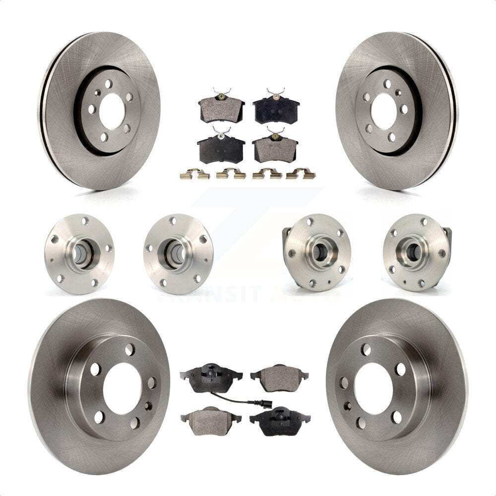 [Avant + Arrière] Kit d'ensemble roulement de roue et moyeu pour 2006 Volkswagen Golf 1.8L KBB-108880 par Transit Auto
