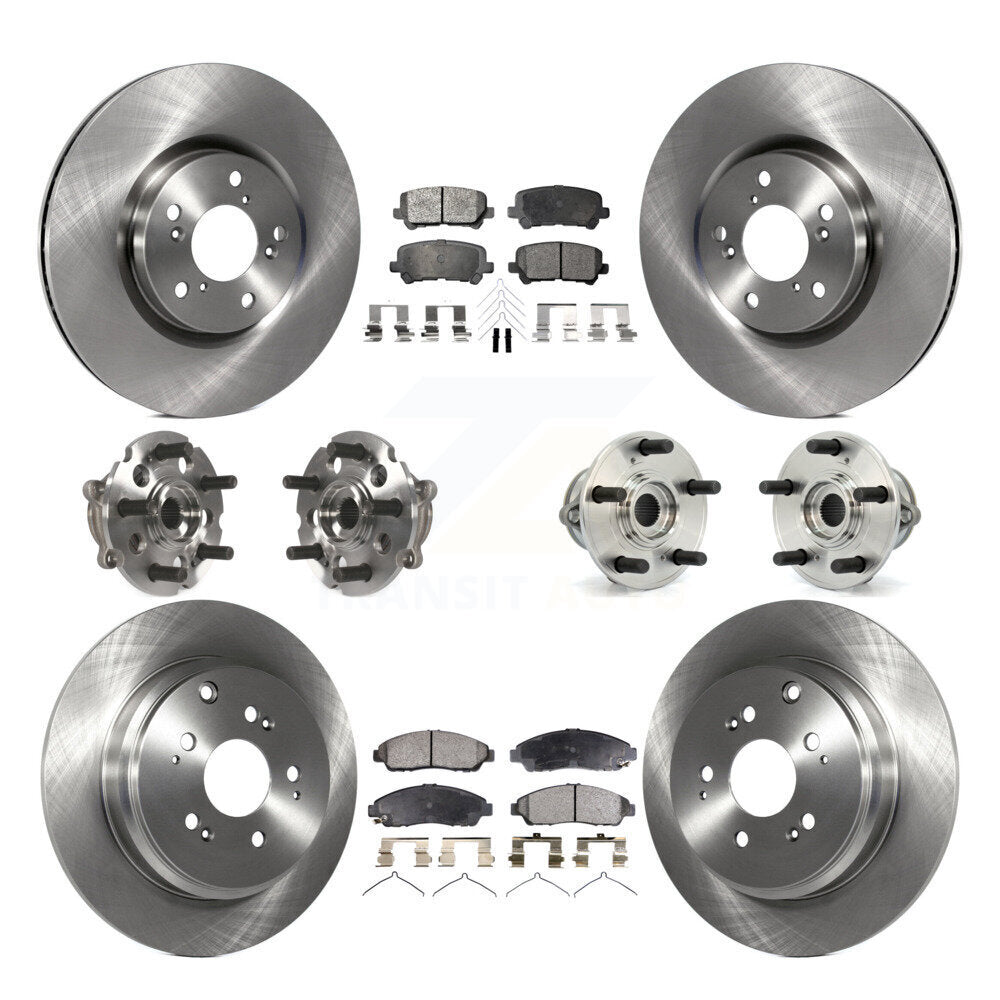 [Avant + Arrière] Kit d'ensemble roulement de roue et moyeu pour Honda Pilot Acura MDX ZDX KBB-108888