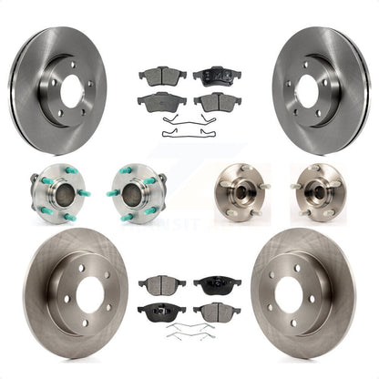 [Avant + Arrière] Kit d'ensemble roulement de roue et moyeu pour Mazda 3 2.0L avec Non-ABS KBB-108892 par Transit Auto