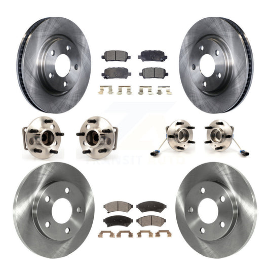 [Avant + Arrière] Kit d'ensemble roulement de roue et moyeu pour Pontiac Grand Prix Buick LaCrosse Allure KBB-108898