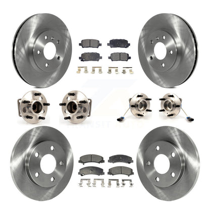 [Avant + Arrière] Kit d'ensemble roulement de roue et moyeu pour Chevrolet Impala Limited KBB-108903