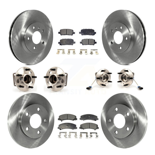 [Avant + Arrière] Kit d'ensemble roulement de roue et moyeu pour Chevrolet Impala Limited KBB-108903