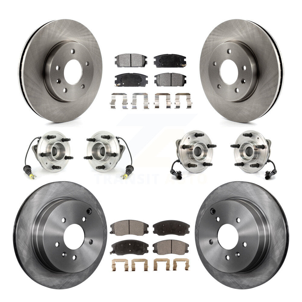 [Avant + Arrière] Kit d'ensemble roulement de roue et moyeu pour Chevrolet Equinox Saturn Vue Captiva Sport Pontiac Torrent Suzuki XL-7 KBB-108908