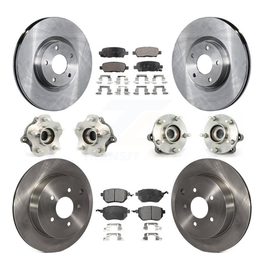 [Avant + Arrière] Kit d'ensemble roulement de roue et moyeu pour 2003-2004 Nissan Murano AWD KBB-108912