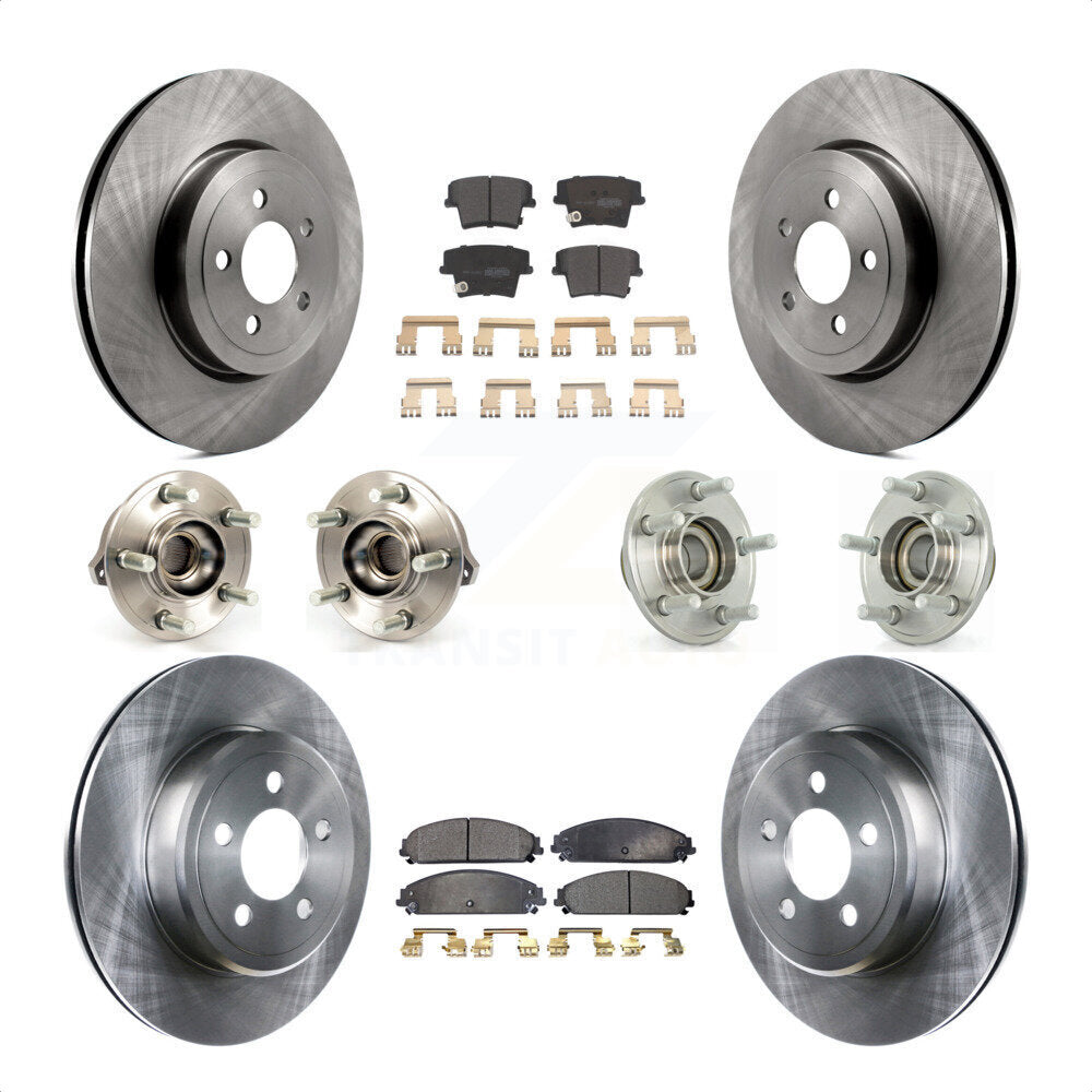 [Avant + Arrière] Kit d'ensemble roulement de roue et moyeu pour Dodge Chrysler 300 Charger Challenger KBB-108915 par Transit Auto