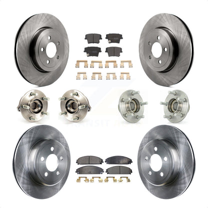 [Avant + Arrière] Kit d'ensemble roulement de roue et moyeu pour Dodge Chrysler 300 Charger Challenger KBB-108915 par Transit Auto