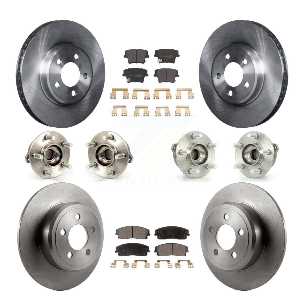 [Avant + Arrière] Kit d'ensemble roulement de roue et moyeu pour Dodge Charger Chrysler 300 AWD avec 2.7L KBB-108918