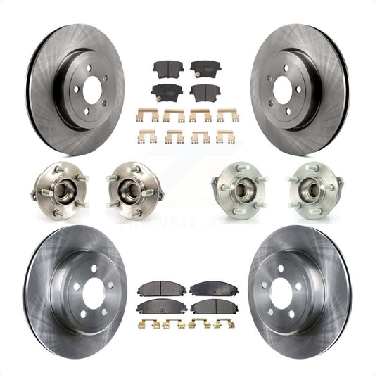 [Avant + Arrière] Kit d'ensemble roulement de roue et moyeu pour Dodge Charger Chrysler 300 KBB-108919 par Transit Auto