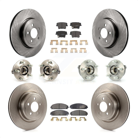 [Avant + Arrière] Kit d'ensemble roulement de roue et moyeu pour Dodge Charger AWD avec 5.7L avec Police Package KBB-108920 par Transit Auto