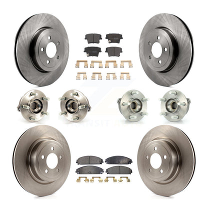 [Avant + Arrière] Kit d'ensemble roulement de roue et moyeu pour Dodge Charger AWD avec 5.7L avec Police Package KBB-108920