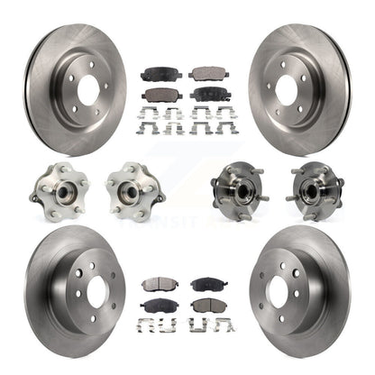 [Avant + Arrière] Kit d'ensemble roulement de roue et moyeu pour Nissan Juke KBB-108934
