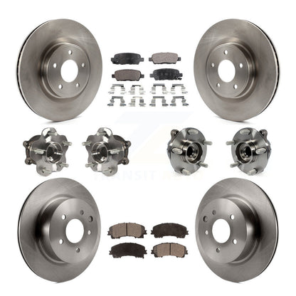 [Avant + Arrière] Kit d'ensemble roulement de roue et moyeu pour 2016-2017 INFINITI QX50 RWD KBB-108943