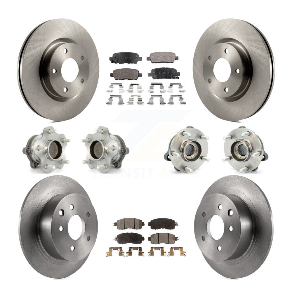 [Avant + Arrière] Kit d'ensemble roulement de roue et moyeu pour Nissan Altima KBB-108957