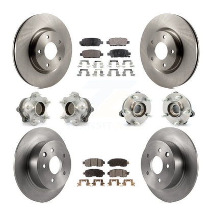 [Avant + Arrière] Kit d'ensemble roulement de roue et moyeu pour Nissan Altima KBB-108957