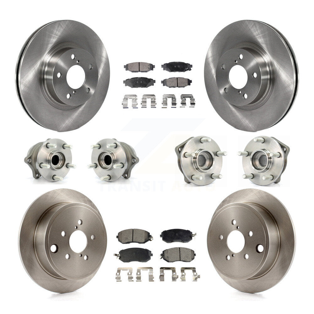 [Avant + Arrière] Kit d'ensemble roulement de roue et moyeu pour 2011 Subaru Impreza Outback Sport 2.5i Premium KBB-108960