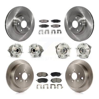 [Avant + Arrière] Kit d'ensemble roulement de roue et moyeu pour 2011 Subaru Impreza Outback Sport 2.5i Premium KBB-108960