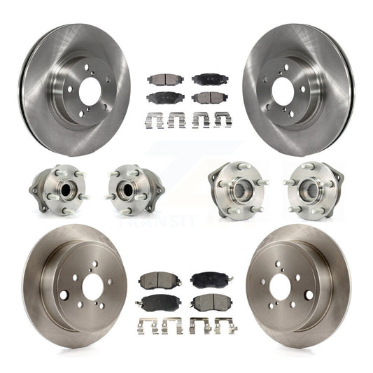 [Avant + Arrière] Kit d'ensemble roulement de roue et moyeu pour 2011 Subaru Impreza Outback Sport 2.5i Premium KBB-108960