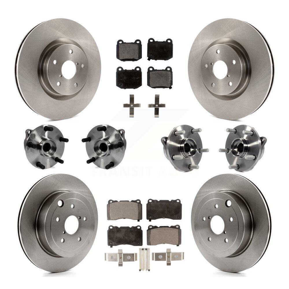 [Avant + Arrière] Kit d'ensemble roulement de roue et moyeu pour Subaru Impreza WRX STI KBB-108966