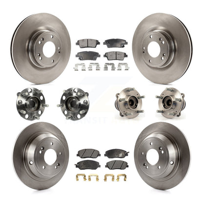 [Avant + Arrière] Kit d'ensemble roulement de roue et moyeu pour Hyundai Genesis 3.8L KBB-108977