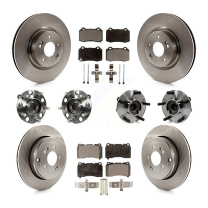 [Avant + Arrière] Kit d'ensemble roulement de roue et moyeu pour Hyundai Genesis Coupe KBB-108979
