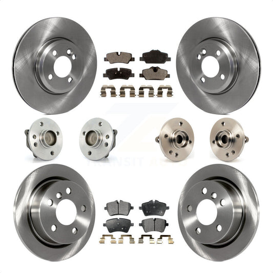 [Avant + Arrière] Kit d'ensemble roulement de roue et moyeu pour 2015 Mini Cooper Convertible avec 2.0L 1.5L avec 294mm Diameter Rotor KBB-108984 par Transit Auto