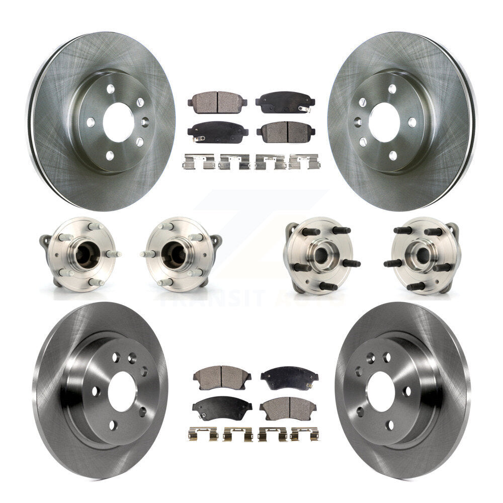 [Avant + Arrière] Kit d'ensemble roulement de roue et moyeu pour 2011-2012 Chevrolet Cruze KBB-108991