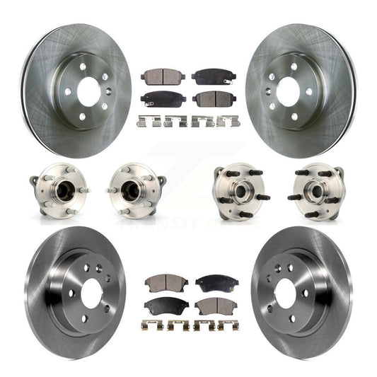 [Avant + Arrière] Kit d'ensemble roulement de roue et moyeu pour 2011-2012 Chevrolet Cruze KBB-108991