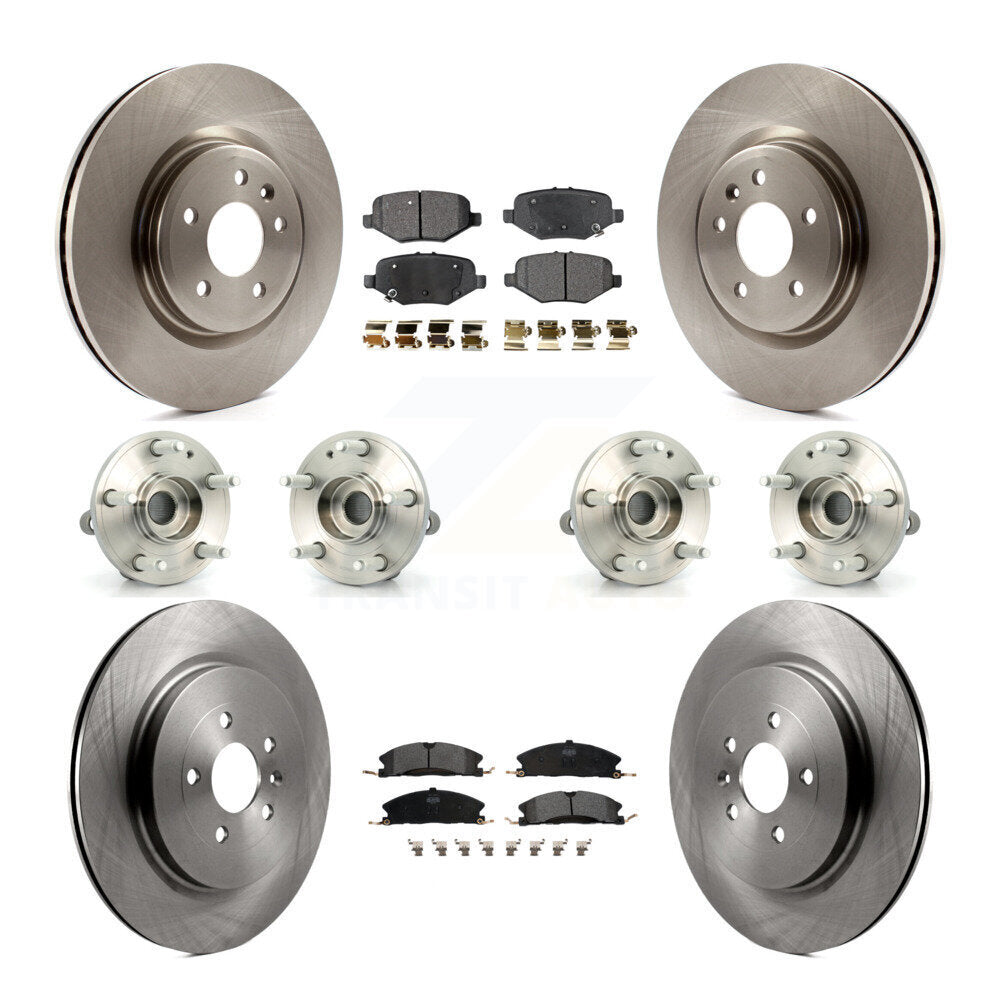 [Avant + Arrière] Kit d'ensemble roulement de roue et moyeu pour 2013 Ford Explorer Sport avec Heavy Duty Brakes KBB-108994