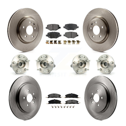 [Avant + Arrière] Kit d'ensemble roulement de roue et moyeu pour 2013 Ford Explorer Sport avec Heavy Duty Brakes KBB-108994