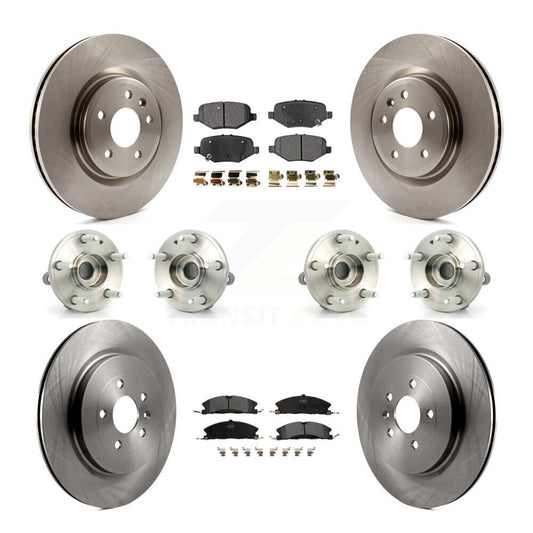 [Avant + Arrière] Kit d'ensemble roulement de roue et moyeu pour 2013 Ford Explorer Sport avec Heavy Duty Brakes KBB-108994