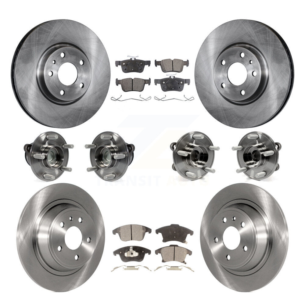 [Avant + Arrière] Kit d'ensemble roulement de roue et moyeu pour Ford Fusion Lincoln MKZ KBB-108998