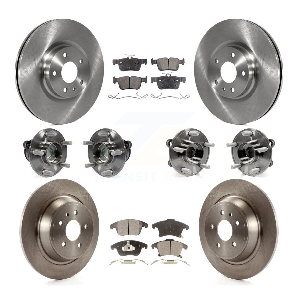 [Avant + Arrière] Kit d'ensemble roulement de roue et moyeu pour Ford Fusion Lincoln MKZ KBB-108999