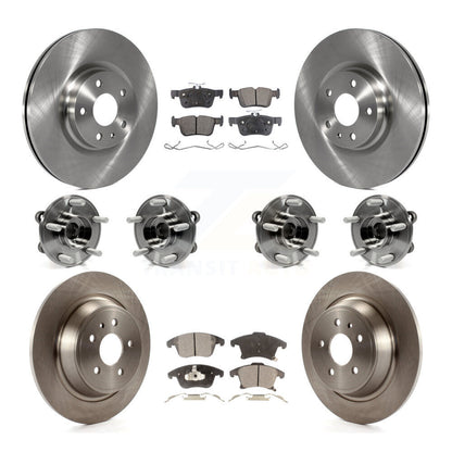 [Avant + Arrière] Kit d'ensemble roulement de roue et moyeu pour Ford Fusion Lincoln MKZ KBB-109001