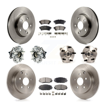 [Avant + Arrière] Kit d'ensemble roulement de roue et moyeu pour 2012-2018 Toyota Prius V KBB-109004