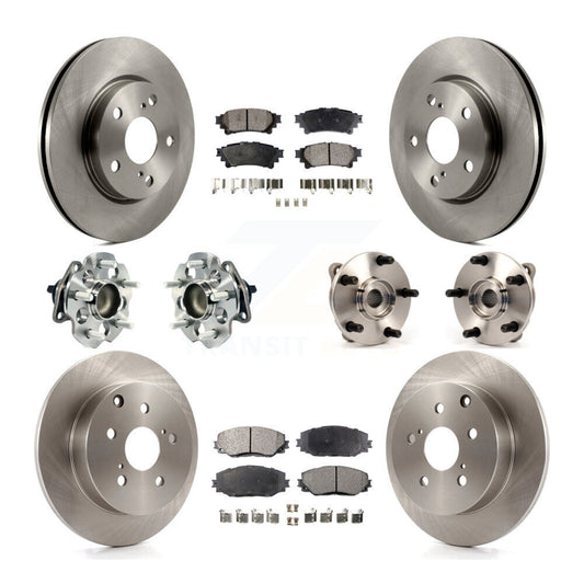 [Avant + Arrière] Kit d'ensemble roulement de roue et moyeu pour 2012-2018 Toyota Prius V KBB-109004