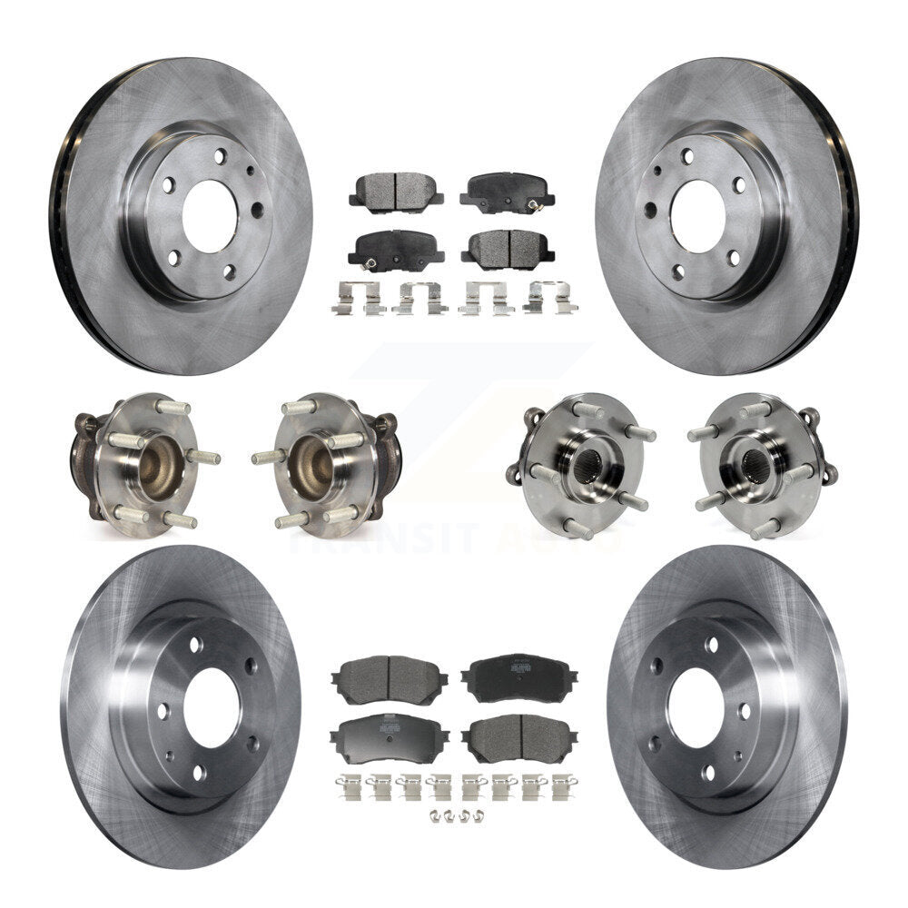 [Avant + Arrière] Kit d'ensemble roulement de roue et moyeu pour Mazda 6 KBB-109011