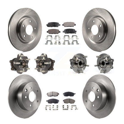[Avant + Arrière] Kit d'ensemble roulement de roue et moyeu pour Nissan Juke KBB-109021