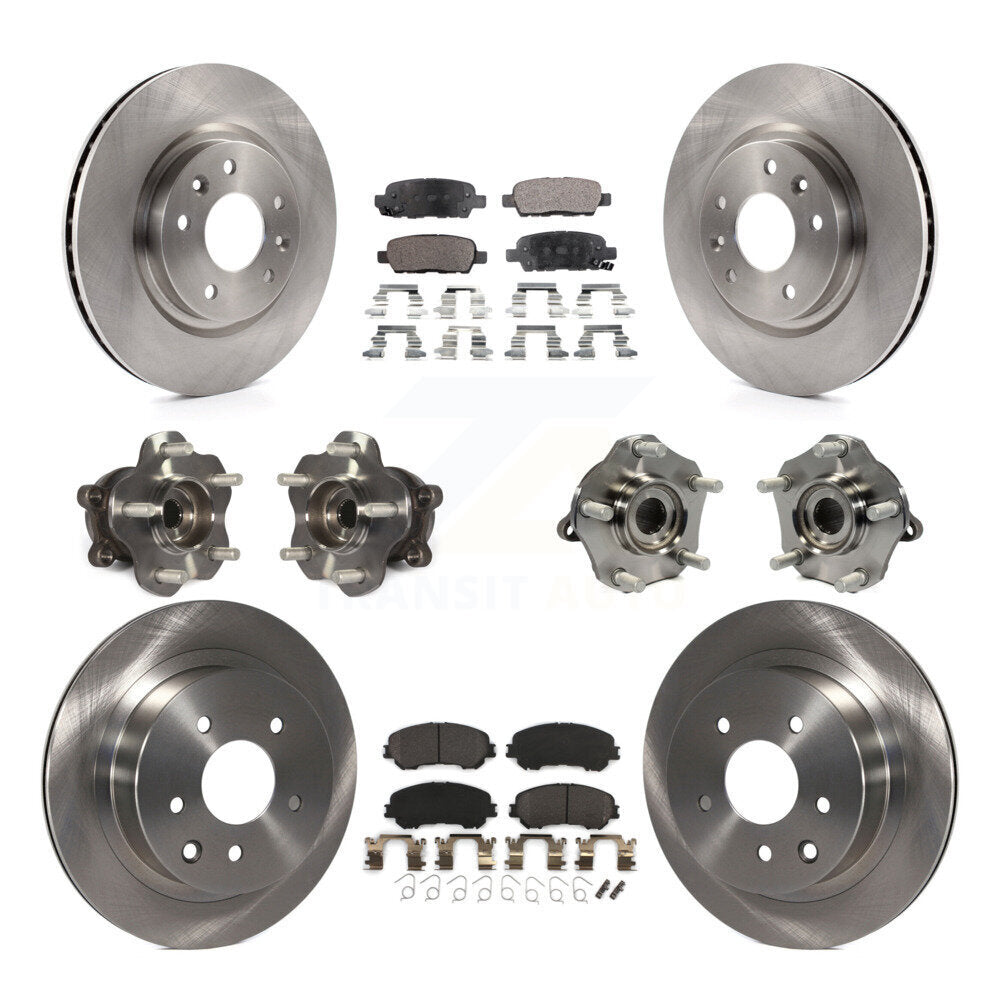 [Avant + Arrière] Kit d'ensemble roulement de roue et moyeu pour Nissan Rogue Sport Qashqai KBB-109022