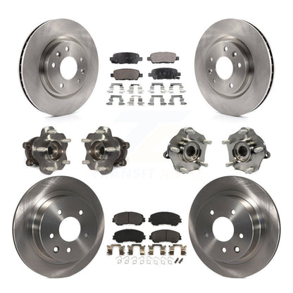 [Avant + Arrière] Kit d'ensemble roulement de roue et moyeu pour Nissan Rogue Sport Qashqai KBB-109022