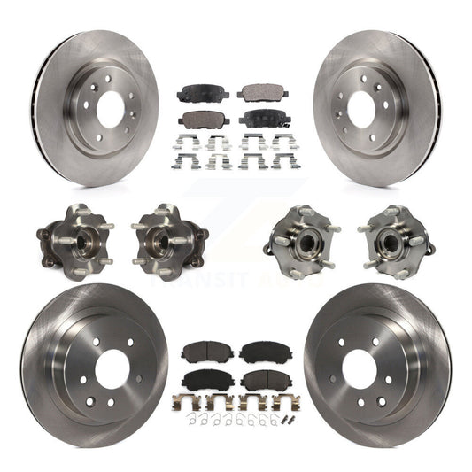 [Avant + Arrière] Kit d'ensemble roulement de roue et moyeu pour Nissan Rogue Sport Qashqai KBB-109022