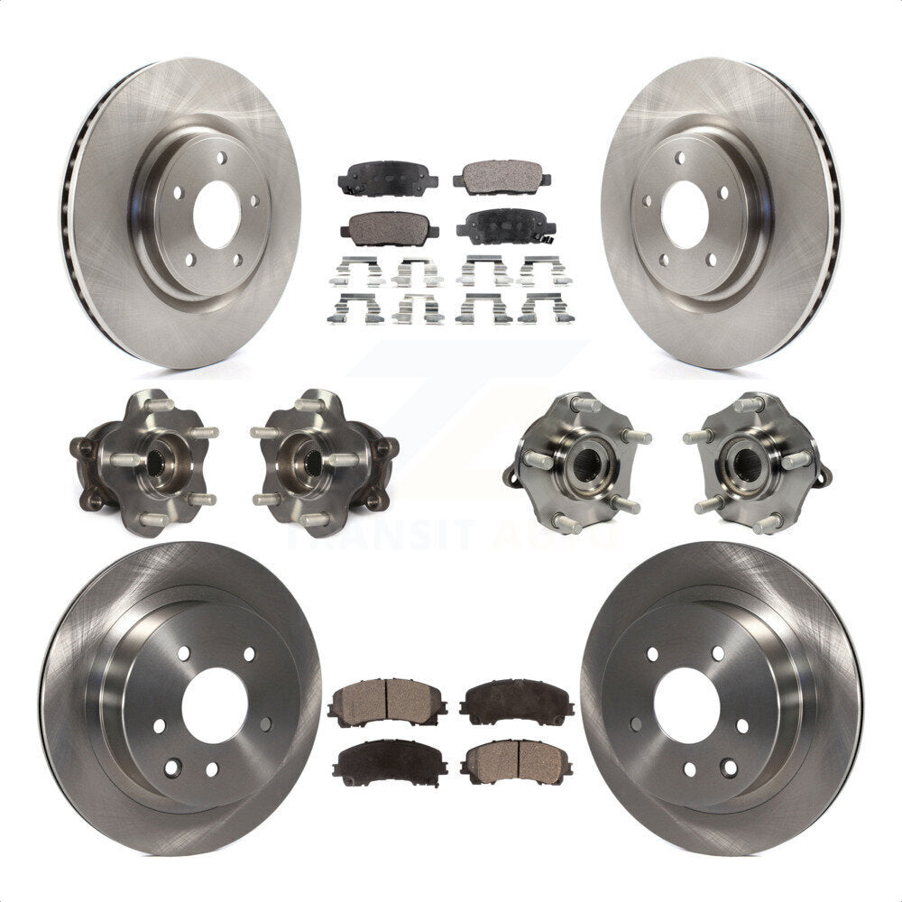 [Avant + Arrière] Kit d'ensemble roulement de roue et moyeu pour Nissan Rogue KBB-109023 par Transit Auto