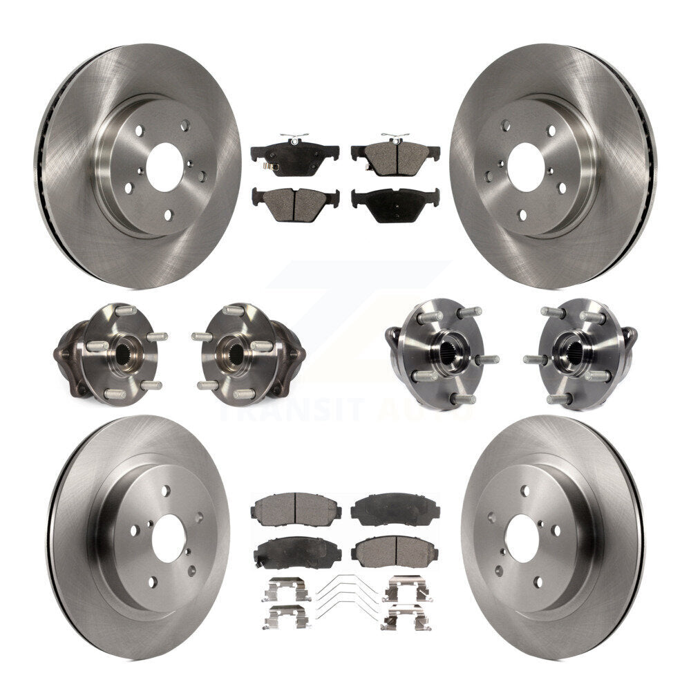 [Avant + Arrière] Kit d'ensemble roulement de roue et moyeu pour 2016-2019 Subaru Legacy 2.5L KBB-109026